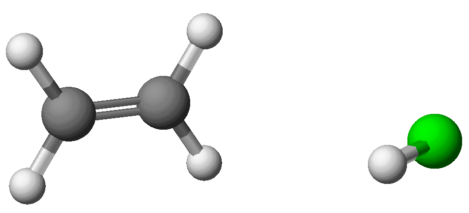 Locating transition states C2H4 HCl